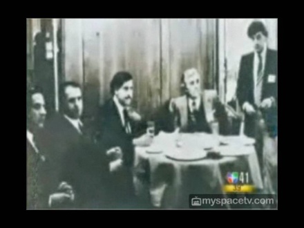 Escobar en cena del PSOE, 1982